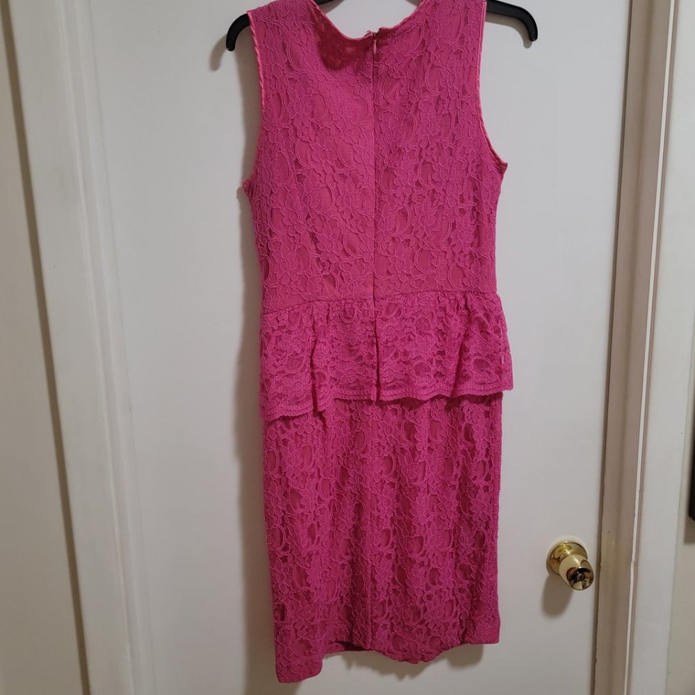Evan Picole Women's Lace Midi Sleveless Size 10 Dress - Picture 2 of 4